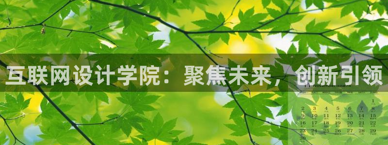 先锋娱乐账号：互联网设计学院：